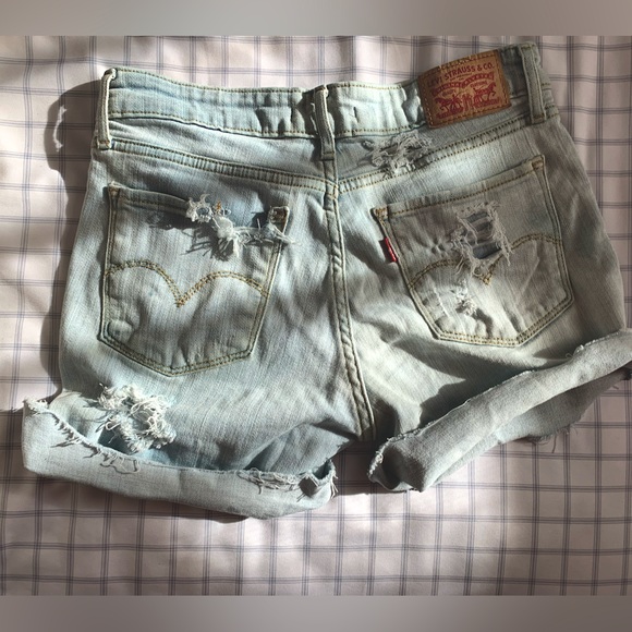 Levi’s 501 short distressed - Picture 1 of 2